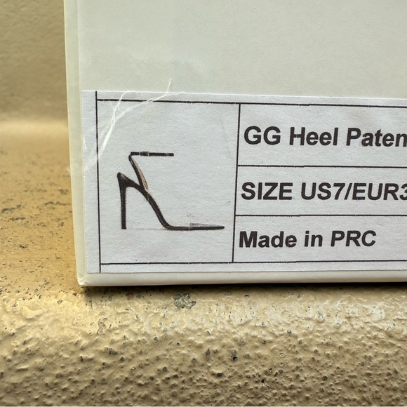 Femme Los Angeles GG Heel Patent & PVC - Black High Heels - Picture 4 of 10